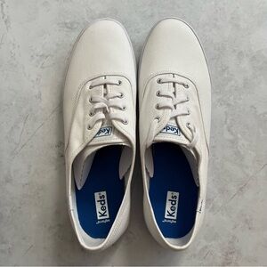 NIB Keds Champion Originals Lace Up White Canvas Size 12XW